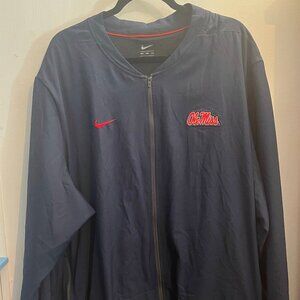 3XLT Nike Ole Miss Light weight Full Zip jacket- Navy